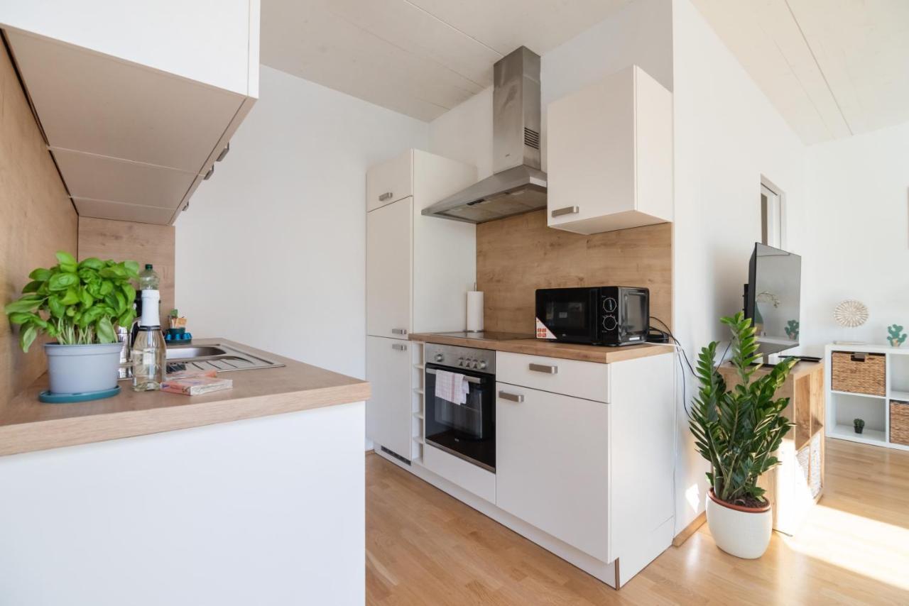 Helles, Neues Dg Apartment Mit Blick Zum Donauturm Wien Exteriör bild